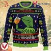 Kermit the Frog Ugly Christmas Sweater, Unique Christmas Gift For Fans - Vesles2014S