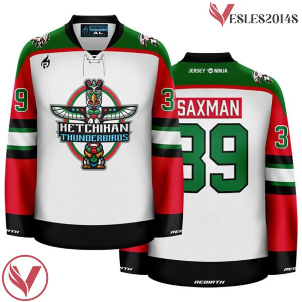 Ketchikan Thunderbirds Mythical Hockey Jersey - Vesles2014S
