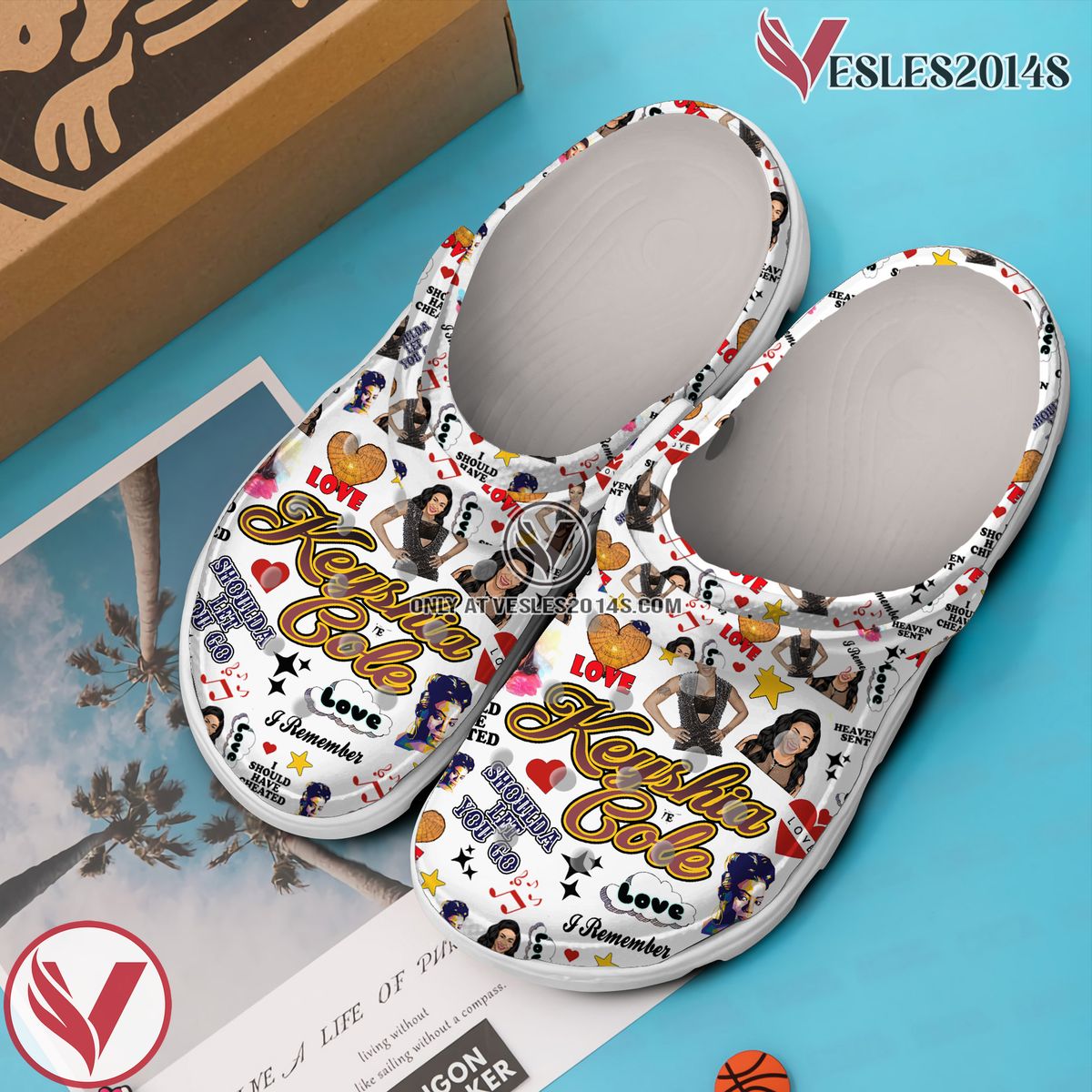 Keyshia Cole Music Crocs Crocband Clogs Shoes, Unique Gifts For Fans - Vesles2014S 2