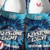Keystone Light Tie Dye Clogs Shoes, Unique Gift From  Vesles2014S
