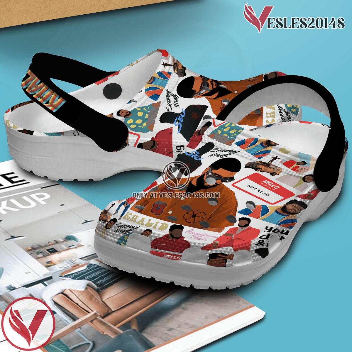 Khalid Music Crocs Crocband Clogs Shoes, Unique Gifts For Fans - Vesles2014S 3