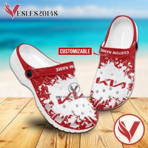 Kia Motors Logo Crocs Shoes For Men And Women, Unique Clogs Shoes For Fans - Vesles2014S