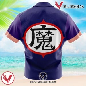 Kid Piccolo Dragon Ball Z Hawaiian Button Up Shirt, Perfect Gifts For Anime Lovers - Vesles2014S 1