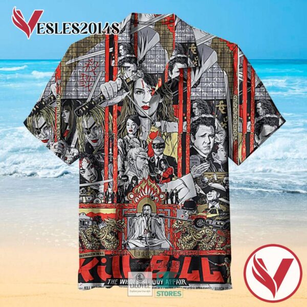Kill Bill The Whole Bloody Affair Casual Hawaiian Shirt, Best Gifts For Summer Vesles2014S 1