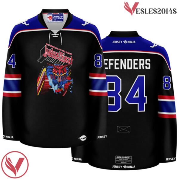 Killing Machine Defenders of the Faith Judas Priest Hockey Jersey - Vesles2014S 2
