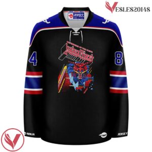 Killing Machine Defenders of the Faith Judas Priest Hockey Jersey - Vesles2014S 3