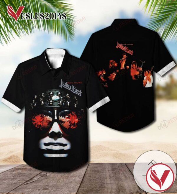 Killing Machine Studio Album By Judas Priest Hawaiian Shirt, Best Gift For Music Lovers Vesles2014S