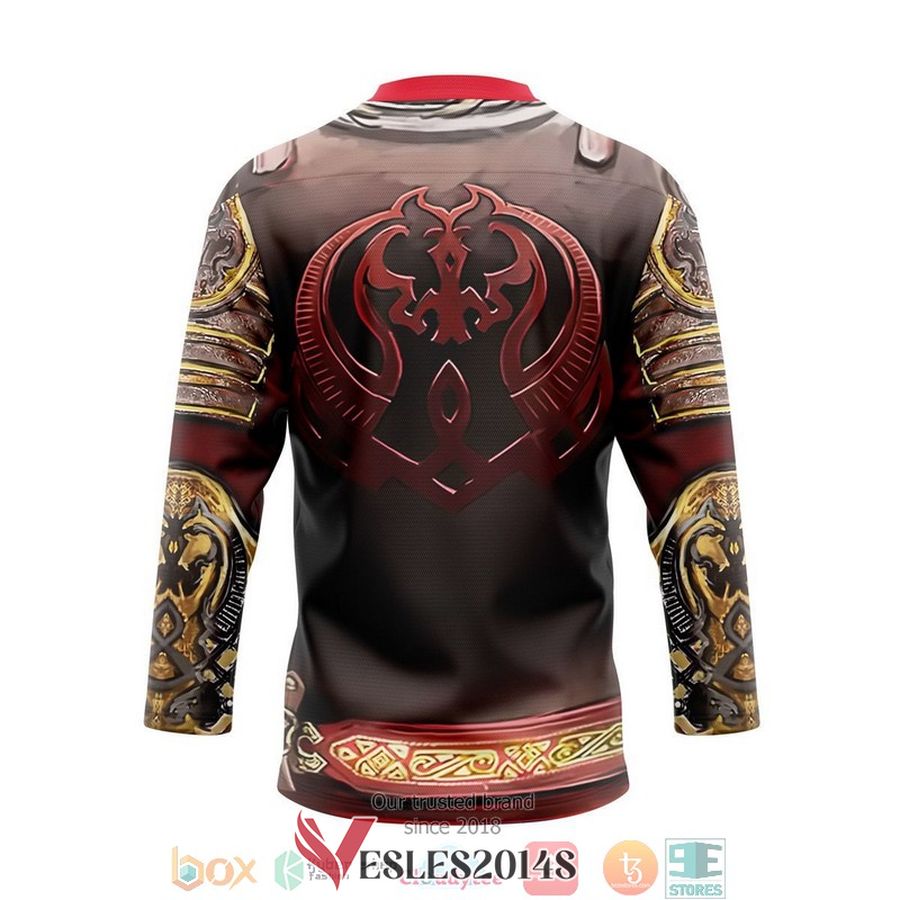 King Theo Armor Hockey Jersey Shirt, Trending Gifts For Fans - Vesles2014s 1