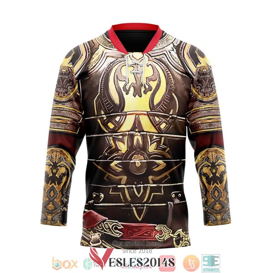 King Theo Armor Hockey Jersey Shirt, Trending Gifts For Fans - Vesles2014s