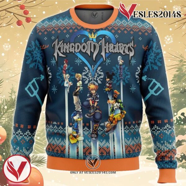 Kingdom Hearts Alt Ugly Christmas Sweater, Unique Christmas Gift For Fans - Vesles2014S