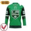 Kings St. Patrick's Day Custom Name Custom Number Hockey Jersey, Trending Gifts For Fans - Vesles2014s