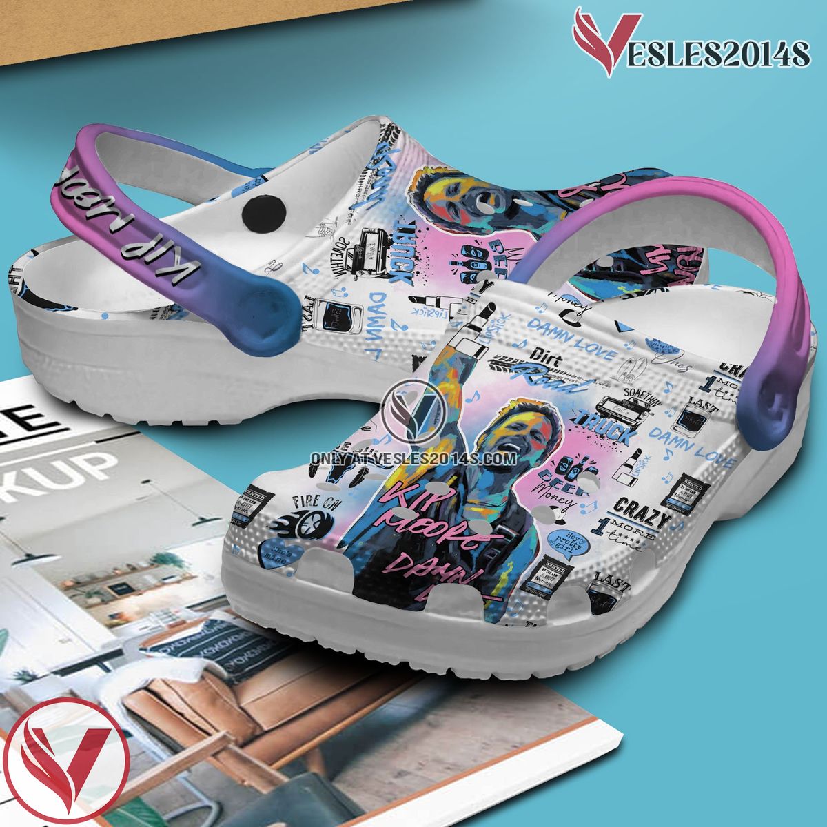 Kip Moore Music Crocs Crocband Clogs Shoes, Unique Gifts For Fans - Vesles2014S 2