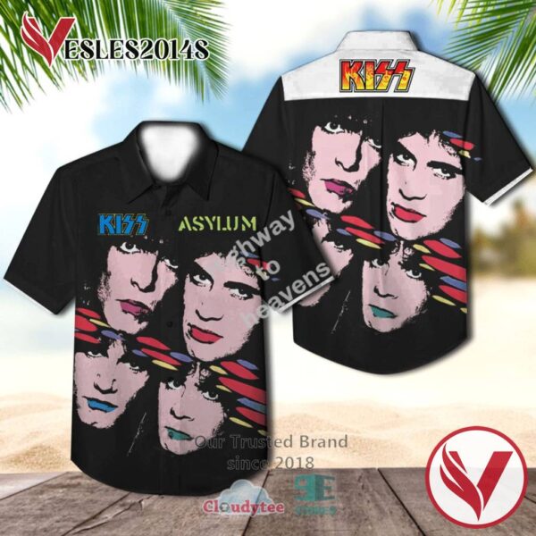 Kiss Asylum Casual Hawaiian Shirt, Best Gifts For Summer Vesles2014S 1