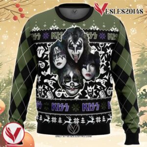 Kiss Band Ugly Christmas Sweater, Unique Christmas Gift For Fans - Vesles2014S
