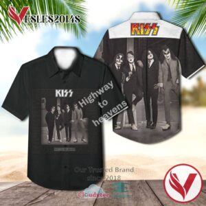 Kiss Dressed To Kill Casual Hawaiian Shirt, Best Gifts For Summer Vesles2014S 1