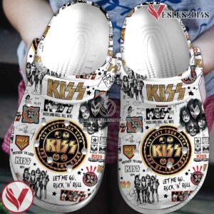 Kiss End Of The Road World Tour Music Crocs Crocband Clogs Shoes, Unique Gifts For Fans Style 3 - Vesles2014S