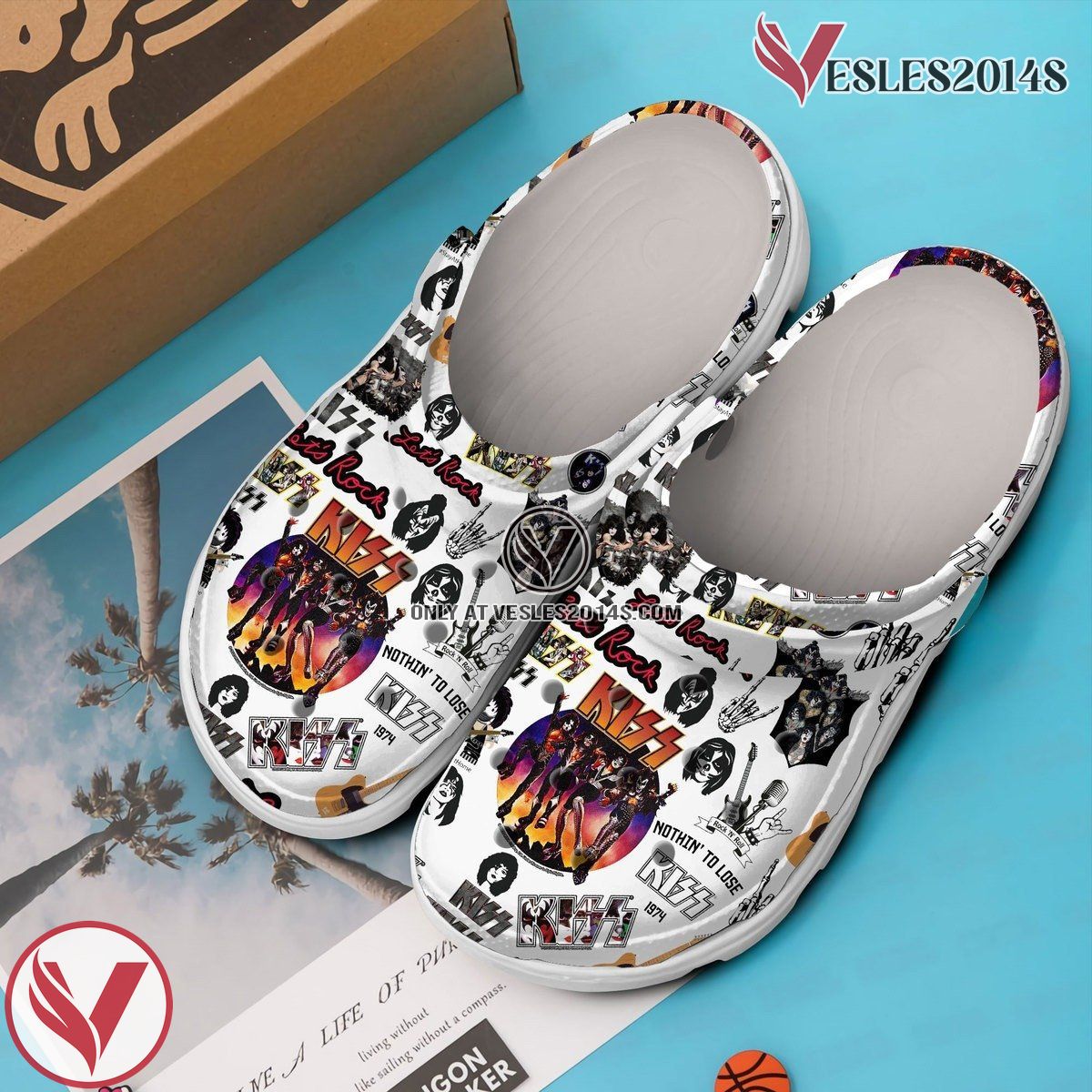 Kiss Let’s Me Rock Band Music Crocs Crocband Clogs Shoes, Unique Gifts For Fans Style 1 - Vesles2014S 3