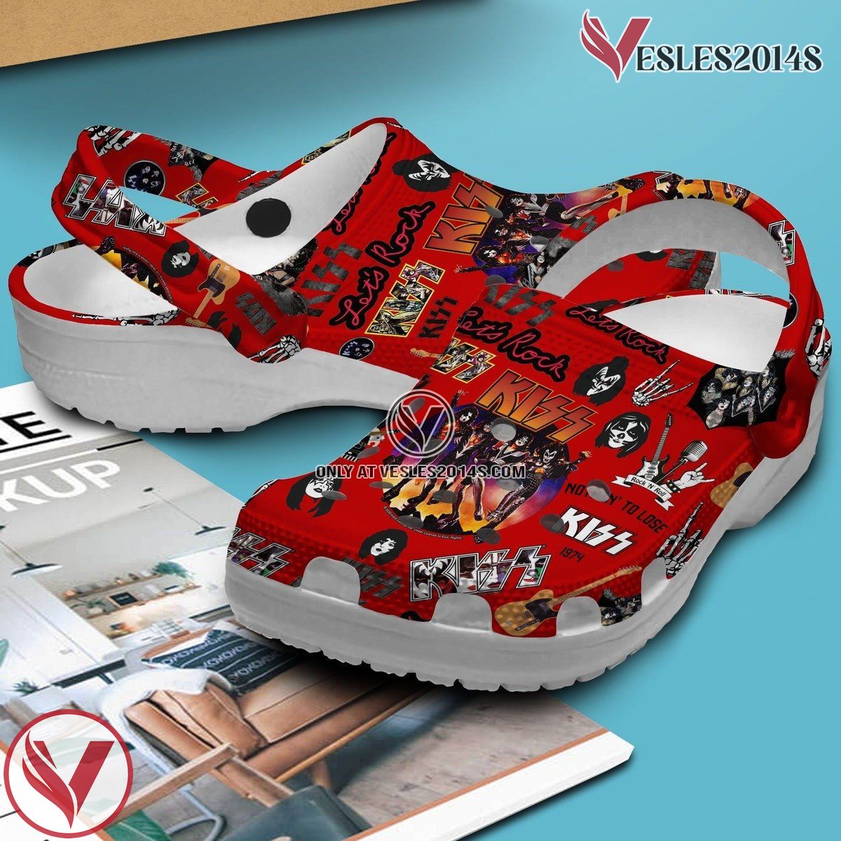 Kiss Let’s Me Rock Band Music Crocs Crocband Clogs Shoes, Unique Gifts For Fans Style 2 - Vesles2014S 2
