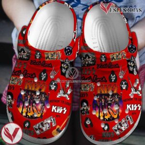 Kiss Let’s Me Rock Band Music Crocs Crocband Clogs Shoes, Unique Gifts For Fans Style 2 - Vesles2014S