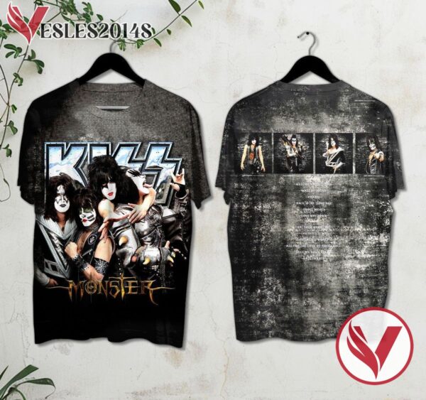 Kiss Monster Album Cover Shirt, Perfect Gifts For Music Lovers - Vesles2014S