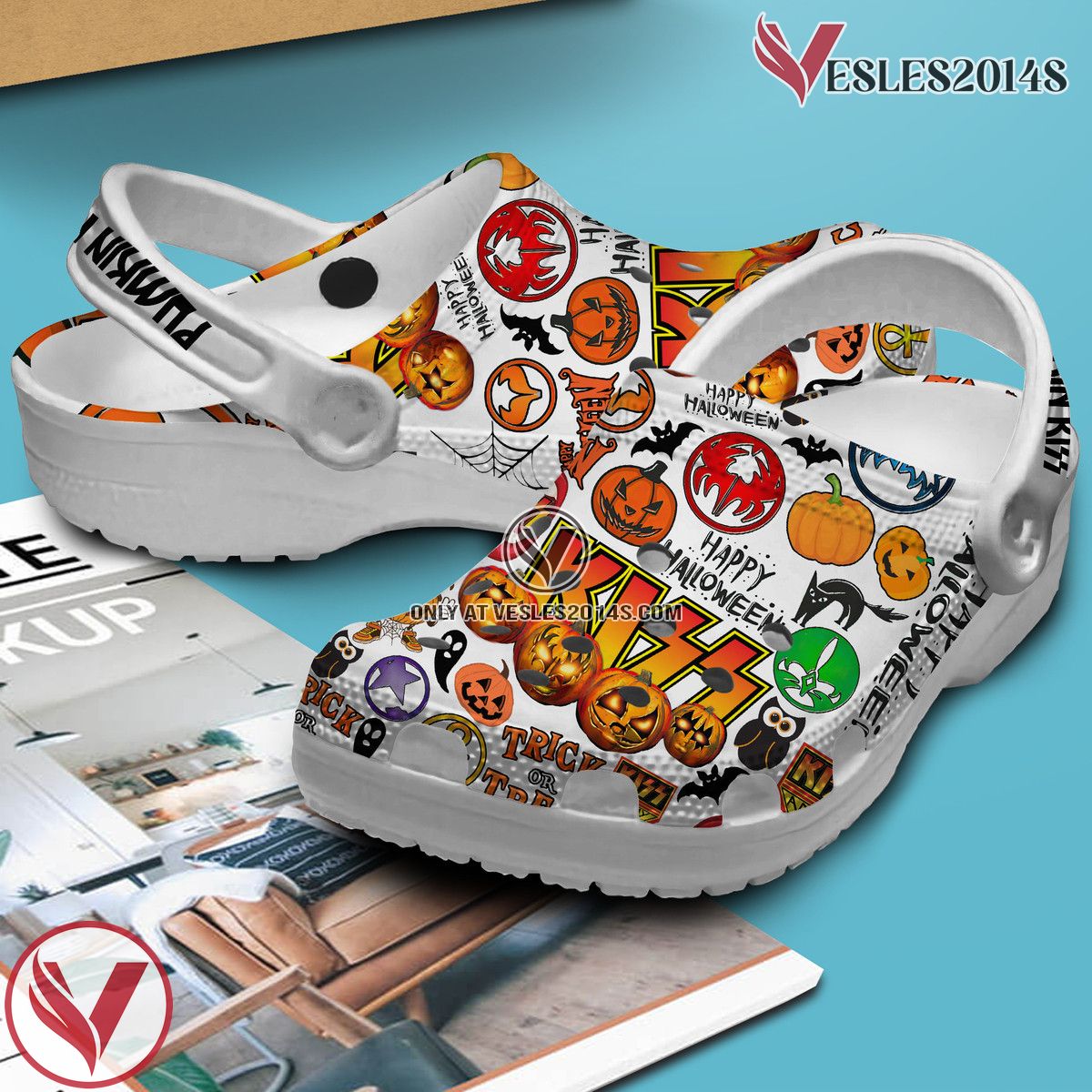 Kiss Music Crocs Crocband Clogs Shoes, Unique Gifts For Fans Style 13 - Vesles2014S 3
