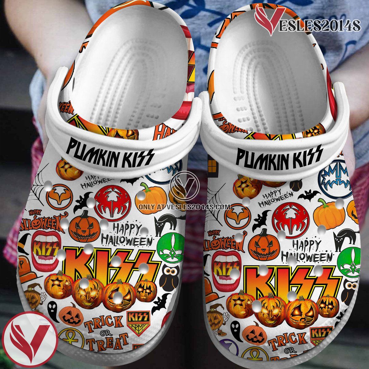 Kiss Music Crocs Crocband Clogs Shoes, Unique Gifts For Fans Style 13 - Vesles2014S