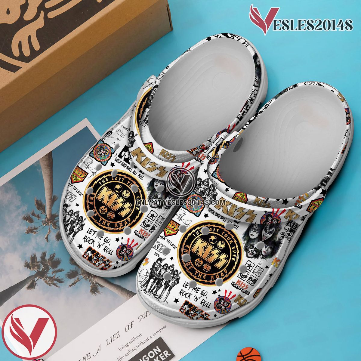 Kiss Music Crocs Crocband Clogs Shoes, Unique Gifts For Fans Style 16 - Vesles2014S 3