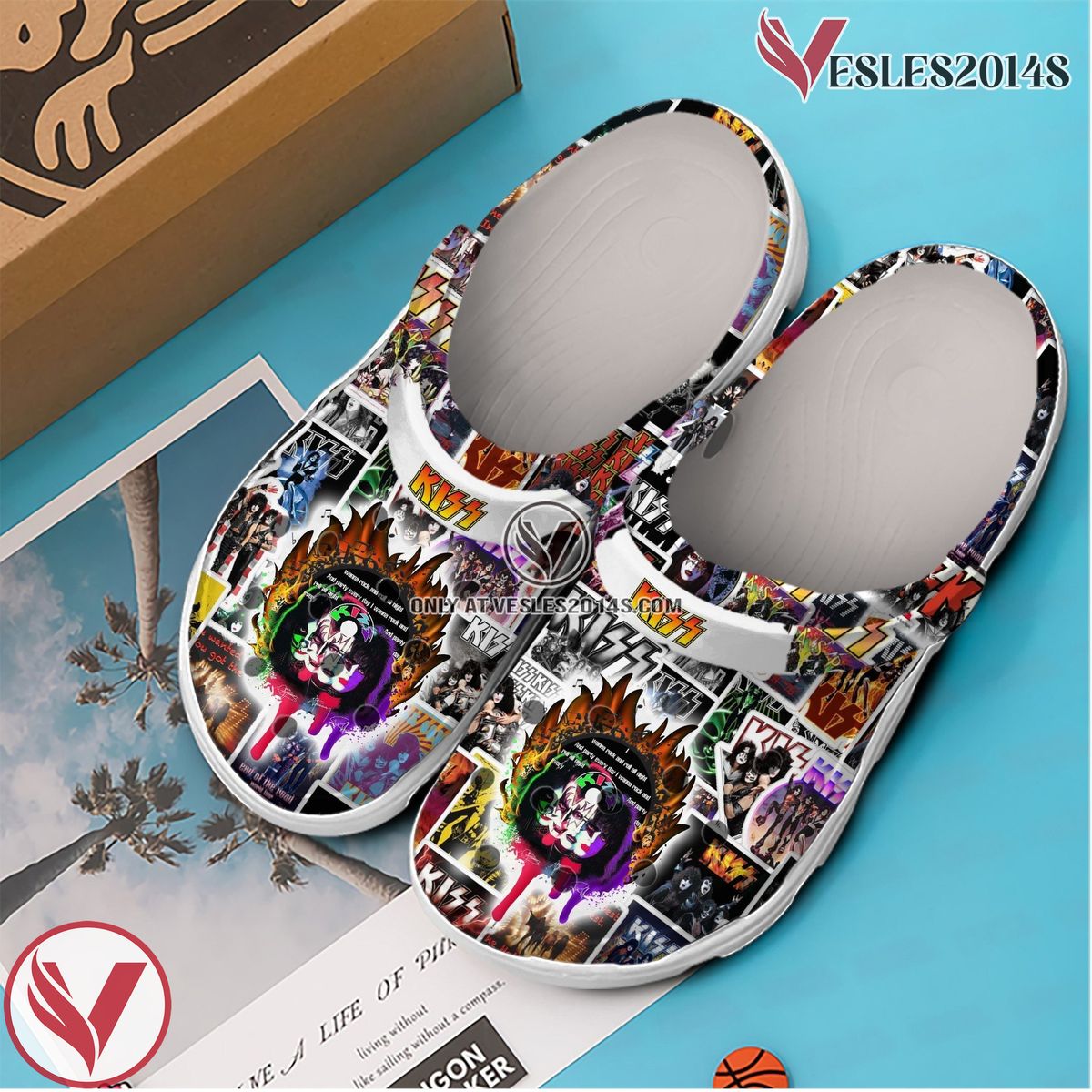 Kiss Music Crocs Crocband Clogs Shoes, Unique Gifts For Fans Style 20 - Vesles2014S 2