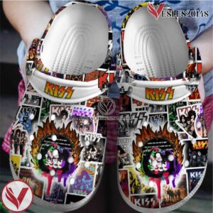 Kiss Music Crocs Crocband Clogs Shoes, Unique Gifts For Fans Style 20 - Vesles2014S