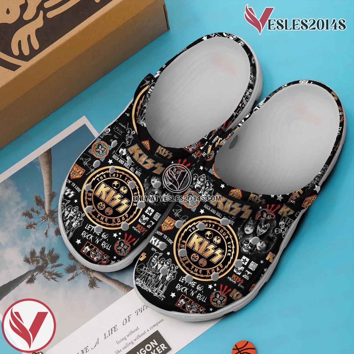 Kiss Music Crocs Crocband Clogs Shoes, Unique Gifts For Fans Style 22 - Vesles2014S 3