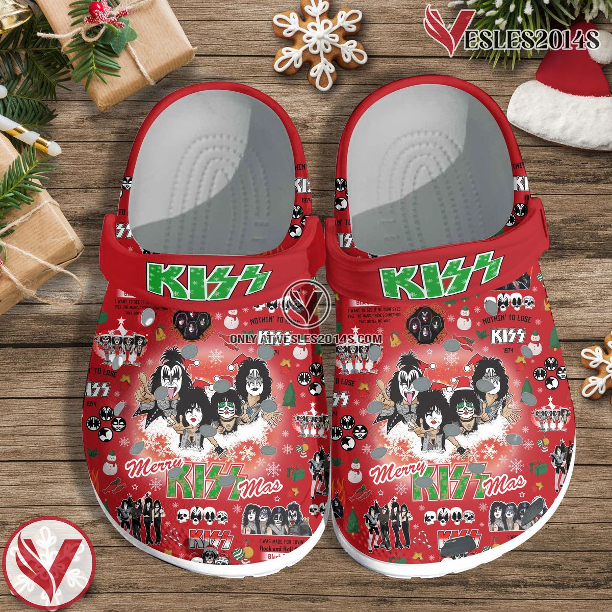 Kiss Music Crocs Crocband Clogs Shoes, Unique Gifts For Fans Style 4 - Vesles2014S 2
