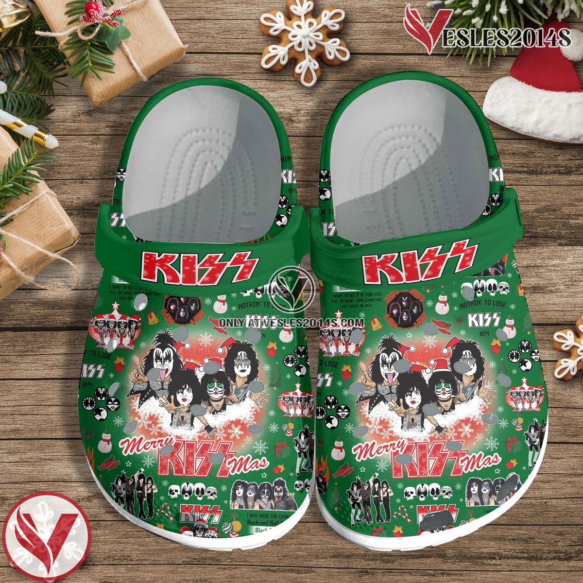 Kiss Music Crocs Crocband Clogs Shoes, Unique Gifts For Fans Style 7 - Vesles2014S