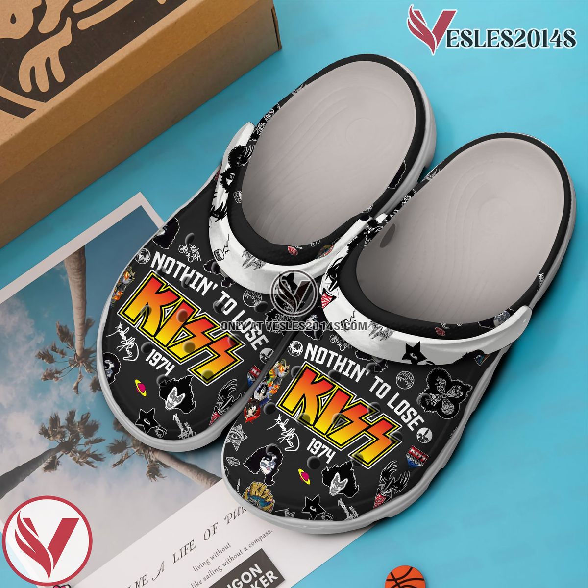 Kiss Nothing To Lose Music Crocs Crocband Clogs Shoes, Unique Gifts For Fans Style 1 - Vesles2014S 3