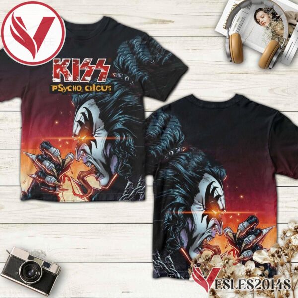 Kiss Psycho Circus Album Shirt, Perfect Gifts For Music Lovers - Vesles2014S