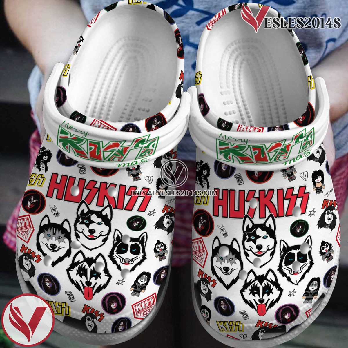 Kiss Rock Band Music Crocs Crocband Clogs Shoes, Unique Gifts For Fans Style 1 - Vesles2014S