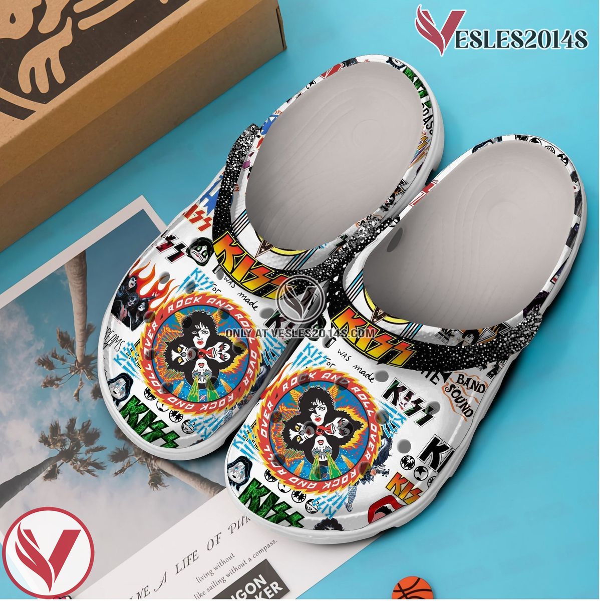 Kiss Rock Band Music Crocs Crocband Clogs Shoes, Unique Gifts For Fans Style 2 - Vesles2014S 2