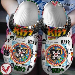 Kiss Rock Band Music Crocs Crocband Clogs Shoes, Unique Gifts For Fans Style 2 - Vesles2014S