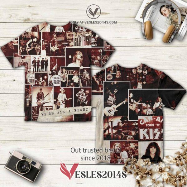 Kiss The Show Album 3D Shirt, Perfect Gifts For Music Lovers - Vesles2014S
