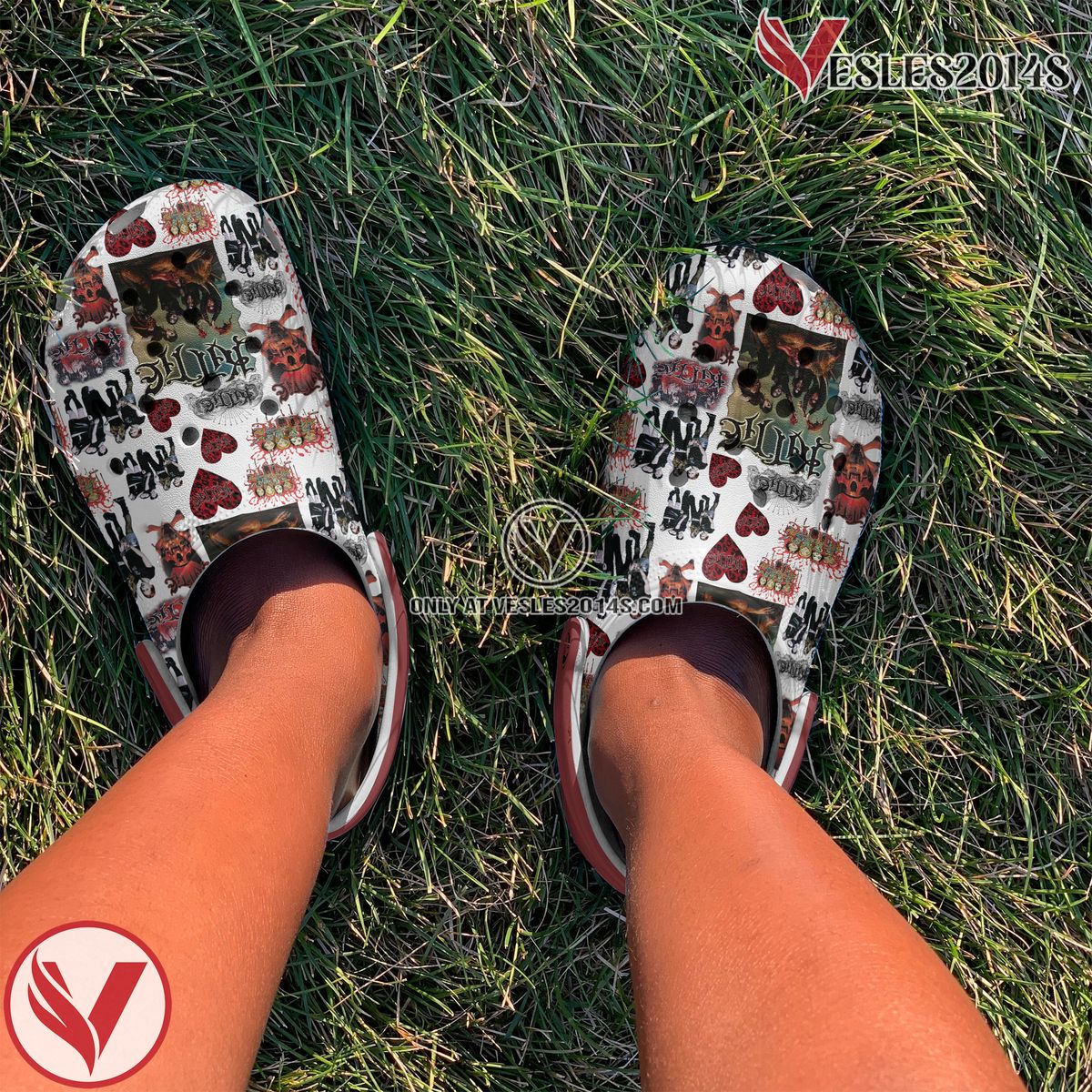 Kittie Music Crocs Crocband Clogs Shoes, Unique Gifts For Fans Style 1 - Vesles2014S 3