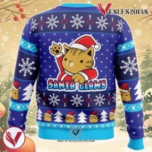 Kitty Claws Ugly Christmas Sweater, Unique Christmas Gift For Fans - Vesles2014S 1