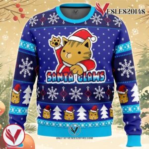 Kitty Claws Ugly Christmas Sweater, Unique Christmas Gift For Fans - Vesles2014S