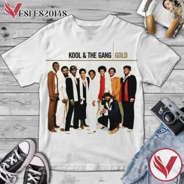 Kool And The Gang Gold Album Cover Shirt, Perfect Gifts For Music Lovers - Vesles2014S