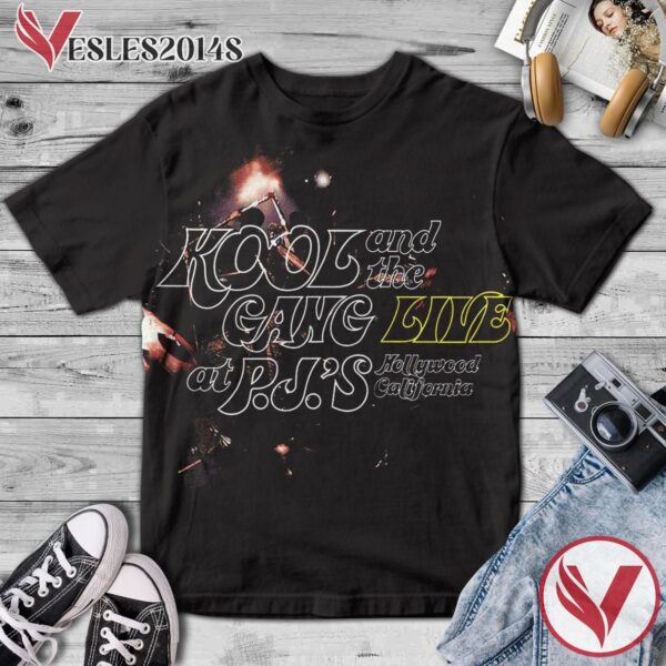 Kool And The Gang Live At Pj's Album Cover Shirt, Perfect Gifts For Music Lovers - Vesles2014S