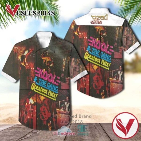 Kool and the Gang Greatest Hits Casual Hawaiian Shirt, Best Gifts For Summer Vesles2014S 1