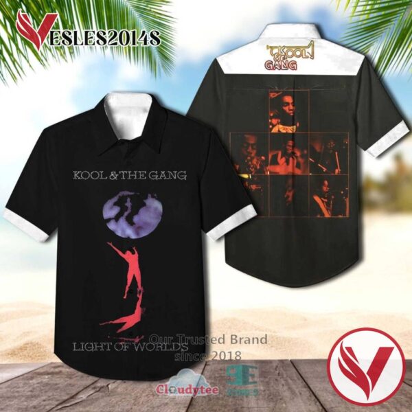 Kool and the Gang Light Of Worlds 1974 Casual Hawaiian Shirt, Best Gifts For Summer Vesles2014S