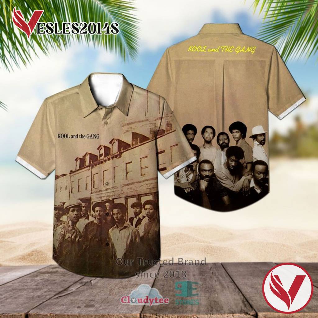 Kool & the Gang band The Gang Album Hawaiian Shirt, Best Gift For Music Lovers Vesles2014S