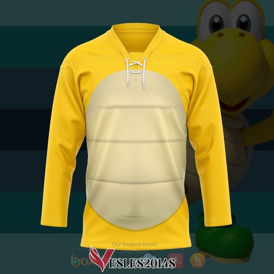 Koopa Troopa Custom Hockey Jersey, Trending Gifts For Fans - Vesles2014s 2