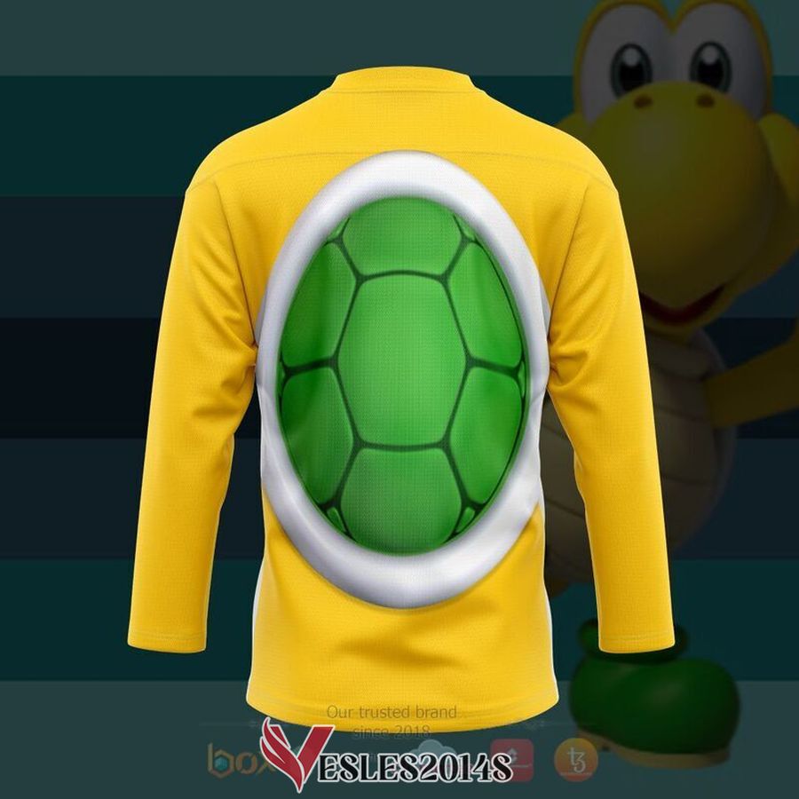Koopa Troopa Custom Hockey Jersey, Trending Gifts For Fans - Vesles2014s 3