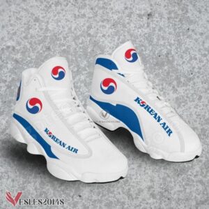 Korean Air Logo Air Jordan 13 Shoes, Best Sneaker Gifts For Fans - Vesles2014s