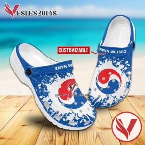 Korean Air Logo Crocs Shoes For Men And Women, Unique Clogs Shoes For Fans - Vesles2014S